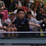 Yuxiang Ding trägt mit seinen 4 Einzel- und 4 Doppelsiegen maßgeblich zum Gesamterfolg der Mannschaft bei Bild - Yuxiang Ding